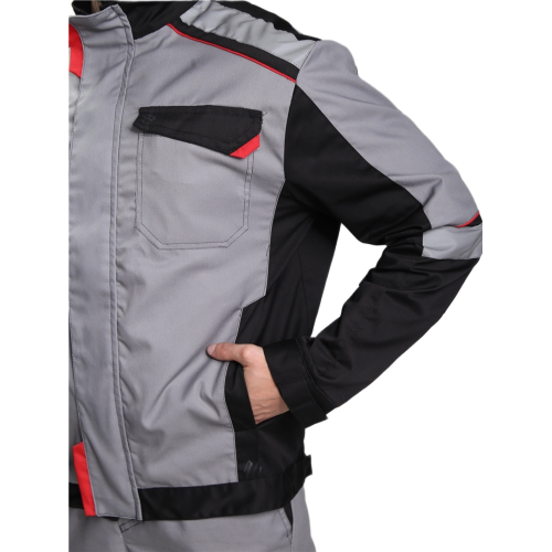 Костюм Сервис IMP (тк.Смесовая,240) п/к, серый/черный Костюм Сервис IMP (тк.Смесовая,240) п/к, серый/черный