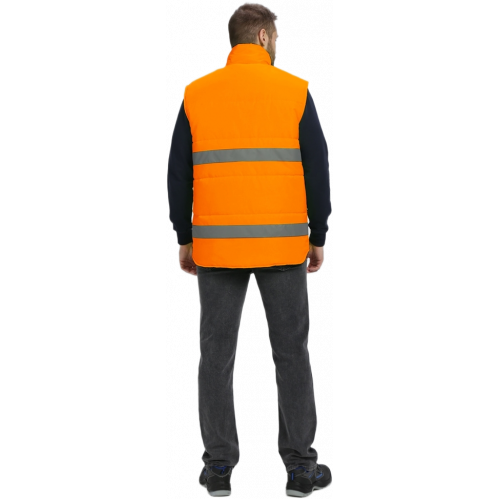 Жилет утепленный сигнальный Ярксион СОП (тк.OxLine,90), оранжевый