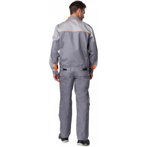 Костюм Драга-1 (тк.Смесовая МВО,240) брюки, серый/св.серый/оранжевый Костюм Драга-1 (тк.Смесовая МВО,240) брюки, серый/св.серый/оранжевый