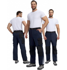 Брюки Милан NEW CH МВО (тк.Смесовая,270), т.синий/черный Брюки Милан NEW CH МВО (тк.Смесовая,270), т.синий/черный