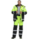 Костюм зимний сигнальный ProfLineSpecialist (тк.Оксфорд PU) брюки, желтый/черный