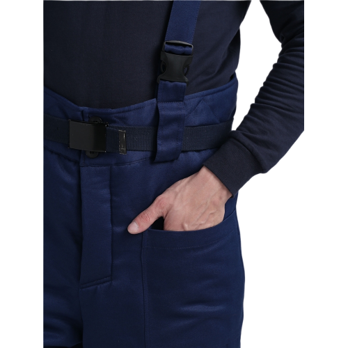 Костюм зимний Труженик-Ультра СОП (тк.Смесовая,210) брюки, т.синий/лимонный Костюм зимний Труженик-Ультра СОП (тк.Смесовая,210) брюки, т.синий/лимонный