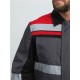 Костюм Виват-2 Премиум IMP (тк.Смесовая, 240) п/к, т.серый/черный/красный