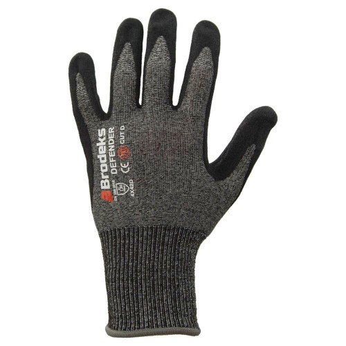 Перчатки рабочие Brodeks GC-21, цвет серый, чёрный Перчатки рабочие Brodeks GC-21, цвет серый, чёрный