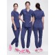 Костюм женский хирургический Модерн-004 (тк.Стрейч,120) MedLine, т.синий