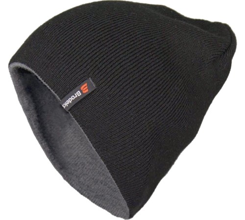 Шапка Brodeks Light Bicolor, цвет чёрный, серый Шапка Brodeks Light Bicolor, цвет чёрный, серый
