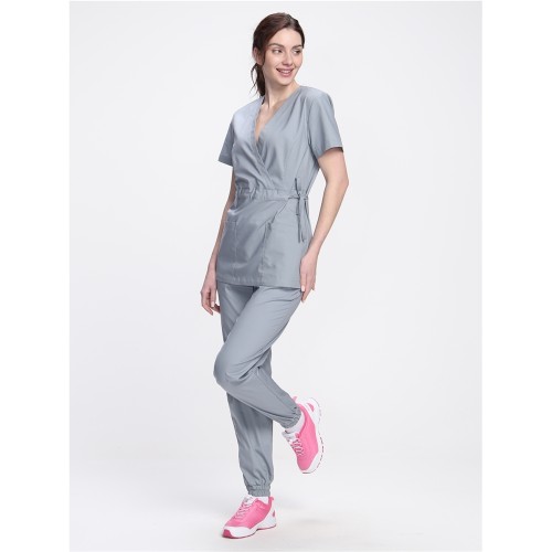 Костюм женский Стар-001 (тк.Коттон-Рич,130) MedLine, серый Костюм женский Стар-001 (тк.Коттон-Рич,130) MedLine, серый