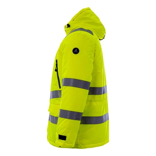 Куртка-парка сигнальная зимняя Brodeks KW220, цвет жёлтый Куртка-парка сигнальная зимняя Brodeks KW220, цвет жёлтый