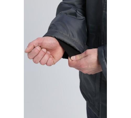 Куртка зимняя для бригадира NEW (тк.Оксфорд), т.серый/красный Куртка зимняя для бригадира NEW (тк.Оксфорд), т.серый/красный