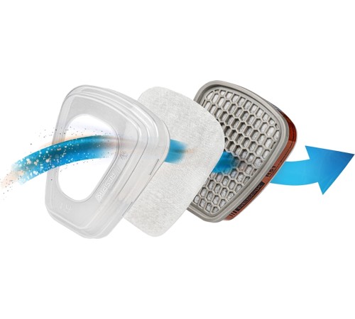 Фильтр противоаэрозольный RESPIK® R35 P3 R (2 шт) Фильтр противоаэрозольный RESPIK® R35 P3 R (2 шт)