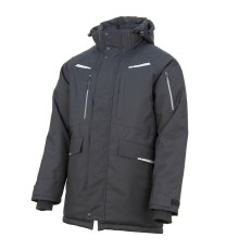 Куртка-парка зимняя мужская Brodeks KW215, цвет чёрный