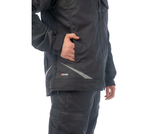Куртка летняя мужская Brodeks KS202, цвет чёрный Куртка летняя мужская Brodeks KS202, цвет чёрный