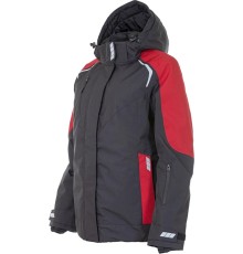 Куртка женская зимняя Brodeks KW 208, цвет чёрный, красный