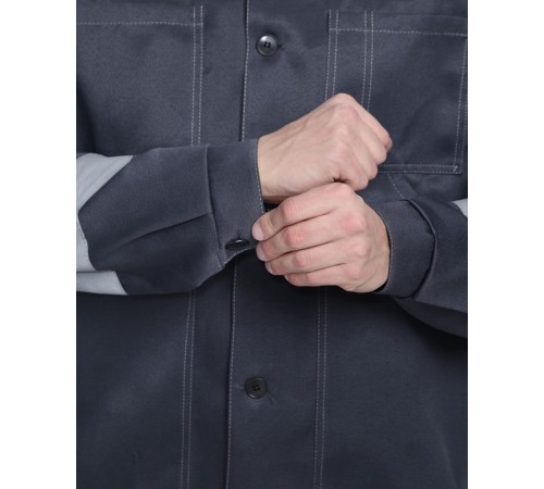 Костюм Лигор-1 СОП (тк.Смесовая,210) брюки, т.серый/красный Костюм Лигор-1 СОП (тк.Смесовая,210) брюки, т.серый/красный