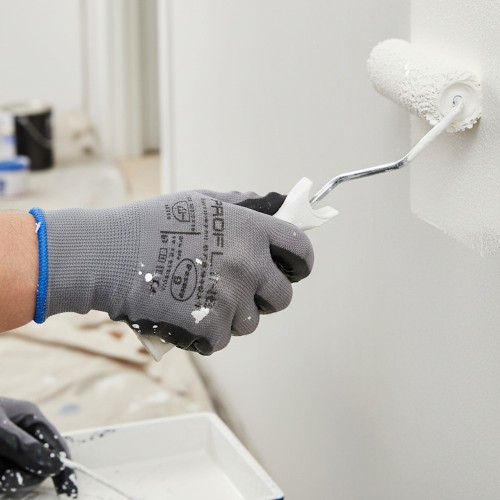 Перчатки ProfLineSpecialist нейлоновые с Н-покрытием, серый