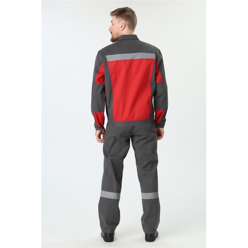 Костюм Вираж-1 IMP (тк.Смесовая,260) брюки, т.серый/красный Костюм Вираж-1 IMP (тк.Смесовая,260) брюки, т.серый/красный