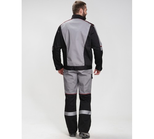 Костюм Сервис IMP (тк.Смесовая,240) п/к, серый/черный Костюм Сервис IMP (тк.Смесовая,240) п/к, серый/черный