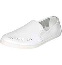 Туфли мужские нат. кожа Денис ПВХ ALMI (арт. 8128-00101), белый