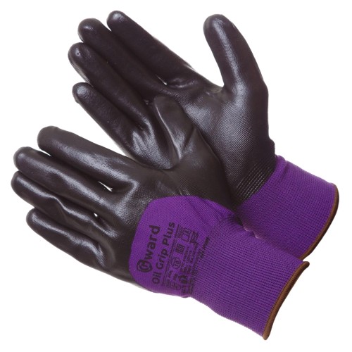 Oil Grip Plus Перчатки нейлоновые со вспененным нитриловым покрытием, 3/4 облив Oil Grip Plus Перчатки нейлоновые со вспененным нитриловым покрытием, 3/4 облив