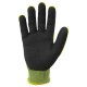 Перчатки рабочие Brodeks GC-22i, цвет серый, чёрный, жёлтый