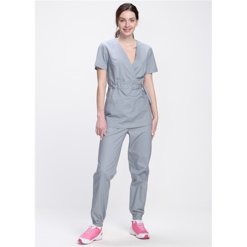 Костюм женский Стар-001 (тк.Коттон-Рич,130) MedLine, серый Костюм женский Стар-001 (тк.Коттон-Рич,130) MedLine, серый