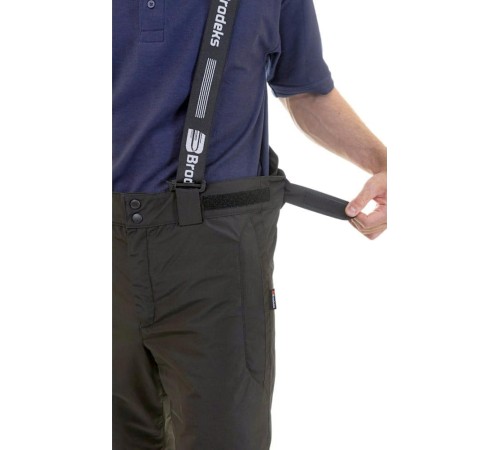 Брюки зимние мужские Brodeks KW306, цвет чёрный Брюки зимние мужские Brodeks KW306, цвет чёрный