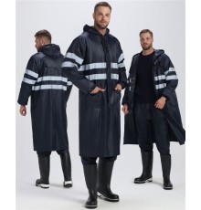 Плащ влагозащитный ProfLineSpecialist СОП (ПВХ,210), т.синий