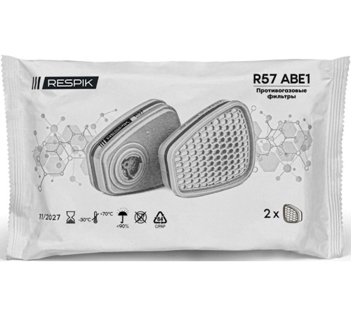 Фильтр противогазовый RESPIK® R57 А1В1Е1 (2 шт) Фильтр противогазовый RESPIK® R57 А1В1Е1 (2 шт)