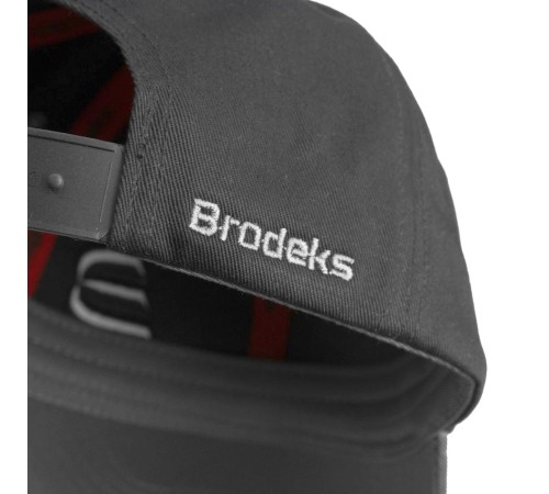 Бейсболка Brodeks KM130, цвет серый, чёрный Бейсболка Brodeks KM130, цвет серый, чёрный