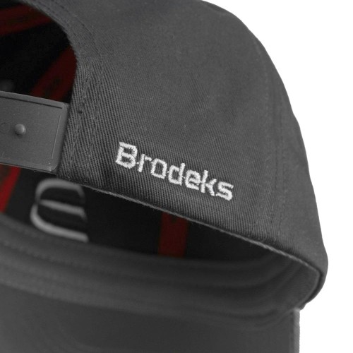 Бейсболка Brodeks KM130, цвет серый, чёрный Бейсболка Brodeks KM130, цвет серый, чёрный