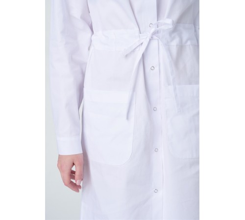 Халат женский Сансара-001 (тк.Смесовая,160) MedLine, белый Халат женский Сансара-001 (тк.Смесовая,160) MedLine, белый