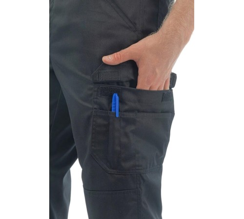 Брюки летние мужские Brodeks KS301, цвет чёрный Брюки летние мужские Brodeks KS301, цвет чёрный
