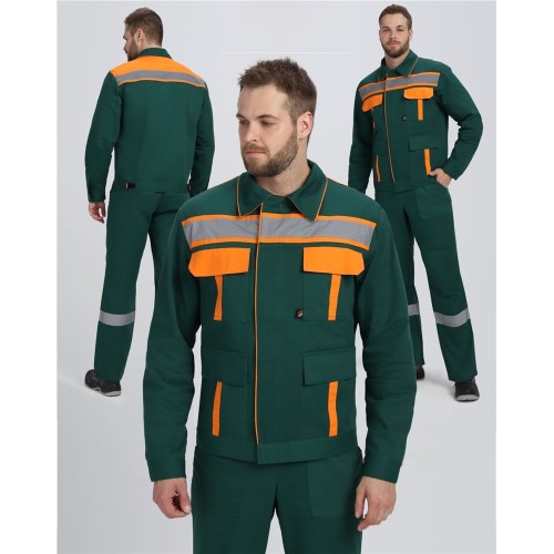 Костюм для ИТР СОП IMP (тк.Саржа,250) брюки, т.зеленый/оранжевый Костюм для ИТР СОП IMP (тк.Саржа,250) брюки, т.зеленый/оранжевый