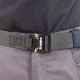 Ремень Brodeks KM102 + стрейч, цвет чёрный, длина 140 см