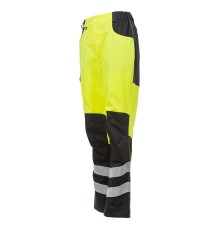 Брюки сигнальные женские Brodeks KS319, цвет жёлтый, чёрный