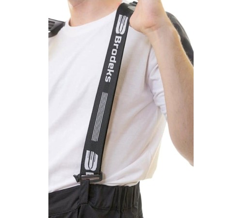 Подтяжки Brodeks КМ108, цвет чёрный Подтяжки Brodeks КМ108, цвет чёрный