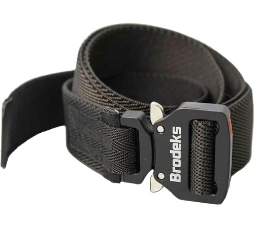 Ремень Brodeks KM102 + стрейч, цвет чёрный, длина 140 см Ремень Brodeks KM102 + стрейч, цвет чёрный, длина 140 см