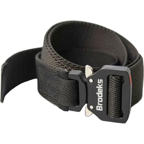 Ремень Brodeks KM102 + стрейч, цвет чёрный, длина 140 см Ремень Brodeks KM102 + стрейч, цвет чёрный, длина 140 см