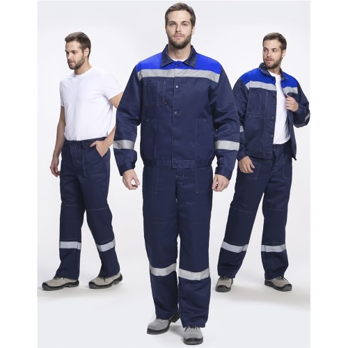Костюм Лигор-1 СОП (тк.Смесовая,210) брюки, т.синий/васильковый Костюм Лигор-1 СОП (тк.Смесовая,210) брюки, т.синий/васильковый