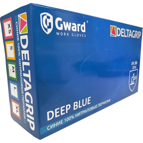 DELTAGRIP Total Black Перчатки нитриловые неопудренные черного цвета DELTAGRIP Total Black Перчатки нитриловые неопудренные черного цвета