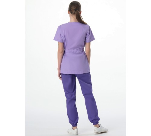 Костюм женский Симпл-001 (тк.Смесовая,120) MedLine, фиолетовый/сирень Костюм женский Симпл-001 (тк.Смесовая,120) MedLine, фиолетовый/сирень