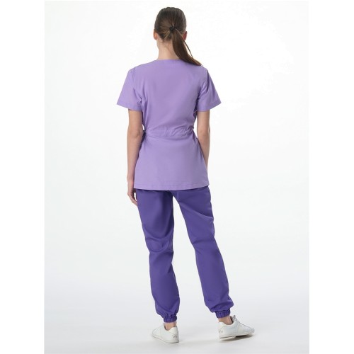 Костюм женский Симпл-001 (тк.Смесовая,120) MedLine, фиолетовый/сирень