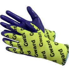 Hi-Vis Перчатки нейлоновые с нитриловым покрытием