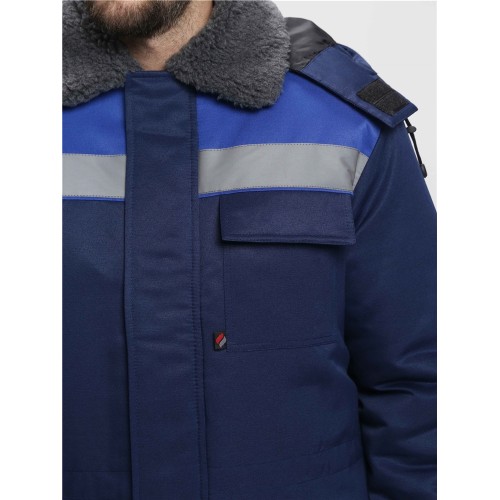 87487782 Куртка зимняя Бригада NEW (тк.Смесовая,210), т.синий/васильковый 87487782 Куртка зимняя Бригада NEW (тк.Смесовая,210), т.синий/васильковый