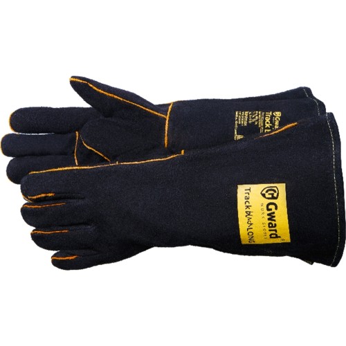 Track Black Краги из спилка черного цвета с широким раструбом Track Black Краги из спилка черного цвета с широким раструбом
