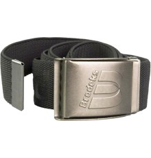 Ремень Brodeks KM128 + стрейч, цвет чёрный, длина 140 см