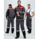 Костюм Виват-2 Премиум IMP (тк.Смесовая, 240) п/к, т.серый/черный/красный