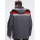 Куртка зимняя для бригадира NEW (тк.Смесовая,210), т.серый/красный
