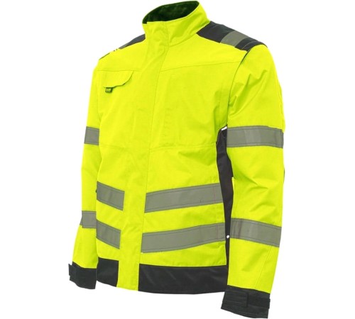 Куртка сигнальная Brodeks KS225, цвет жёлтый, чёрный Куртка сигнальная Brodeks KS225, цвет жёлтый, чёрный