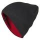 Шапка Brodeks Light Bicolor, цвет красный, чёрный